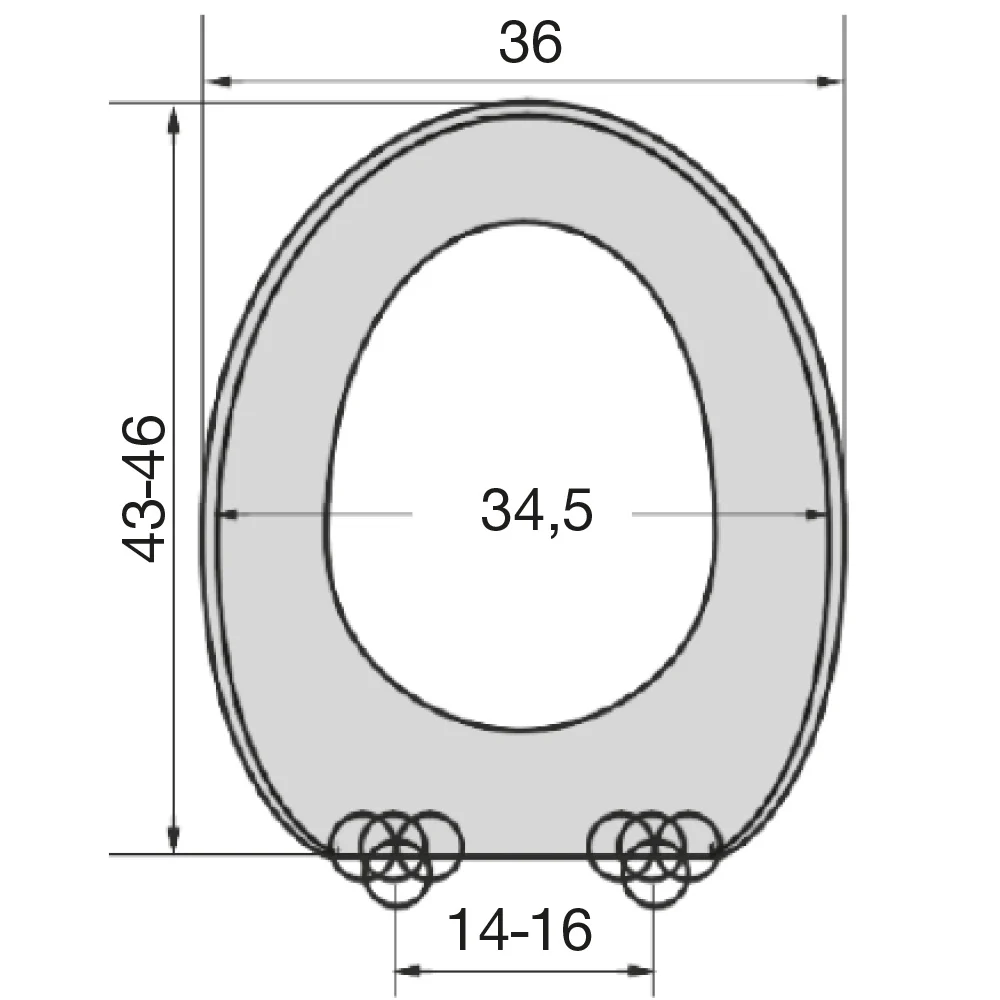 Καπάκι Λεκάνης Soft Close Universal Λευκό Καπάκι Λεκάνης Soft Close Universal Λευκό - Image 2